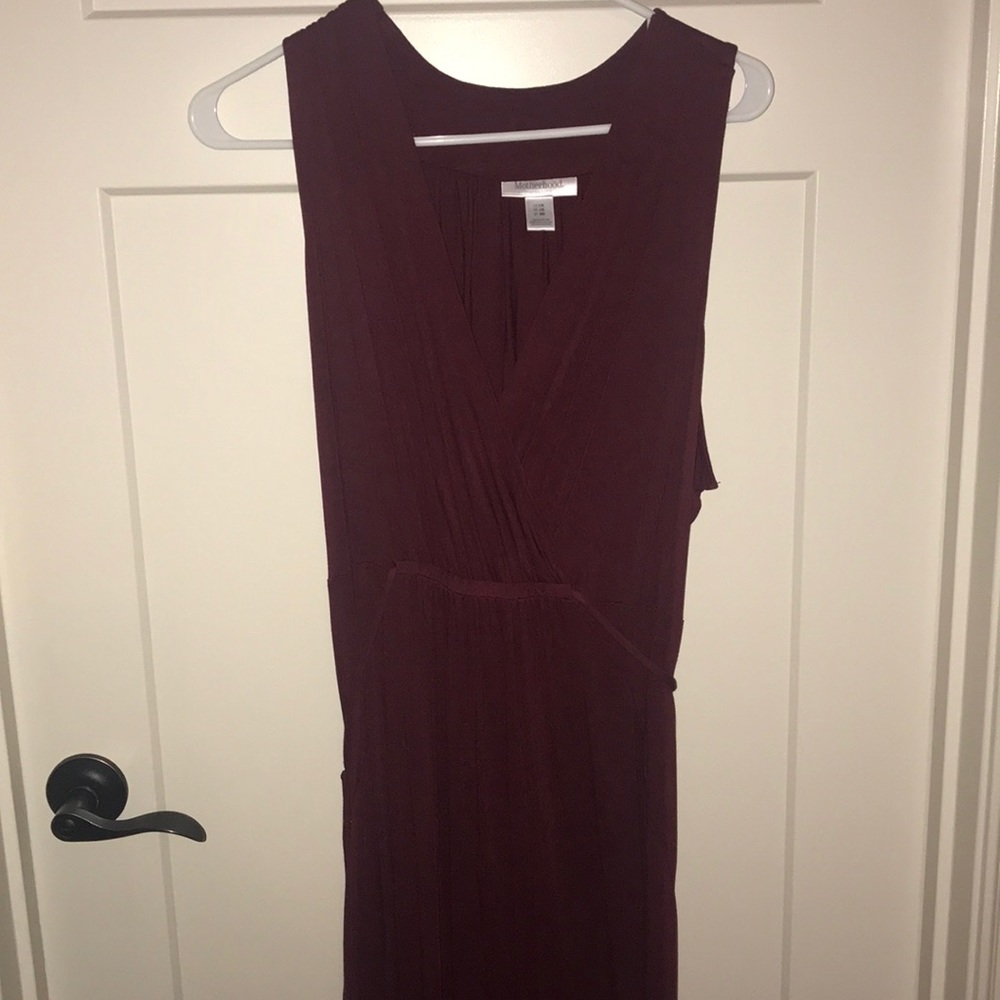 Motherhood Maternity Maroon Maxi Dress